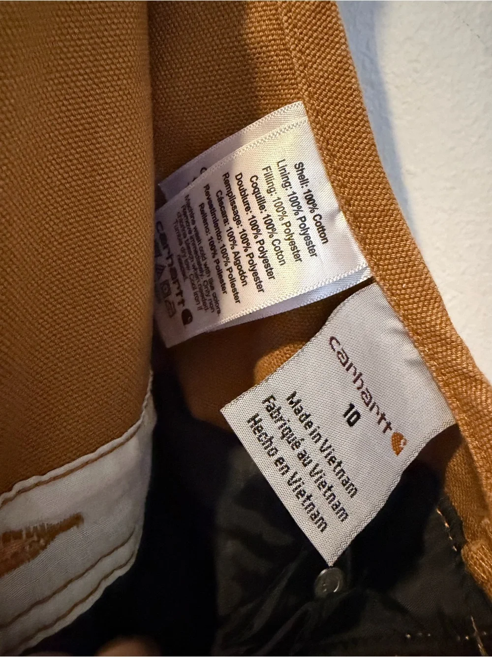 Carhartt size kids
